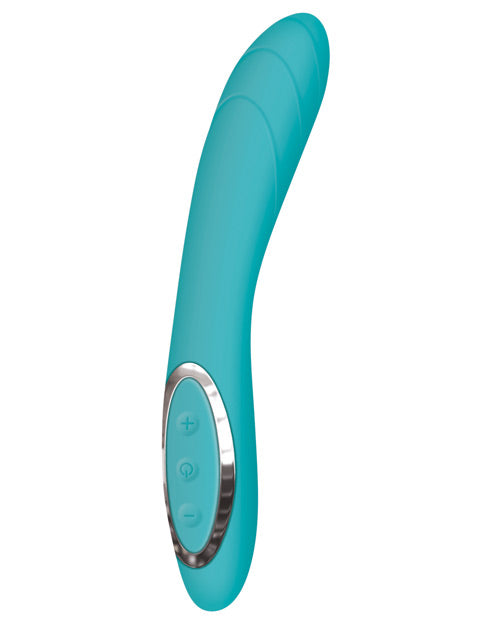 Adam & Eve G Gasm Curve Rechargeable Vibrator - Teal