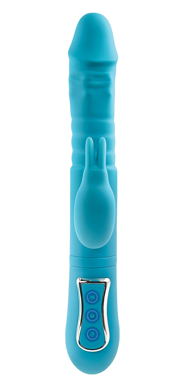 Eve's Thrusting Triple Joy Rabbit - Teal