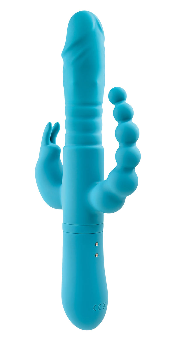 Eve's Thrusting Triple Joy Rabbit - Teal