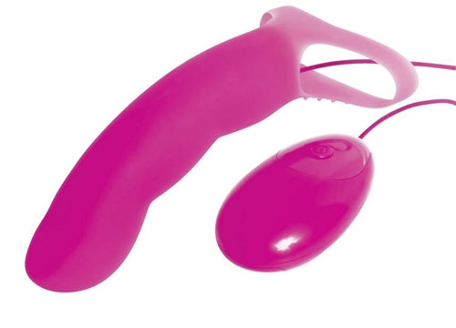 Adam and Eve Silicone G-Spot Touch Finger Vibrator - Pink