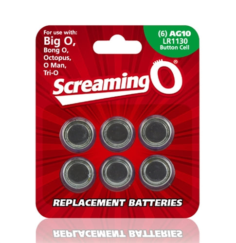 Replacement Batteries - 6 Pack - Each - AG10 - LR1130 - Button Cell