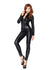 Lamé Zipper Front Catsuit