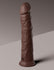 King Cock Elite 11 Inch Silicone Dual Density Cock - Brown